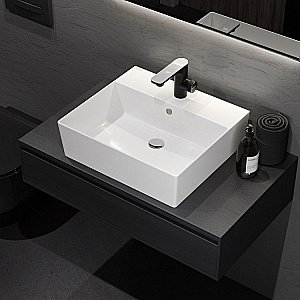 Раковина Berges Ego 50,5 182002 белая купить в интернет-магазине Sanbest