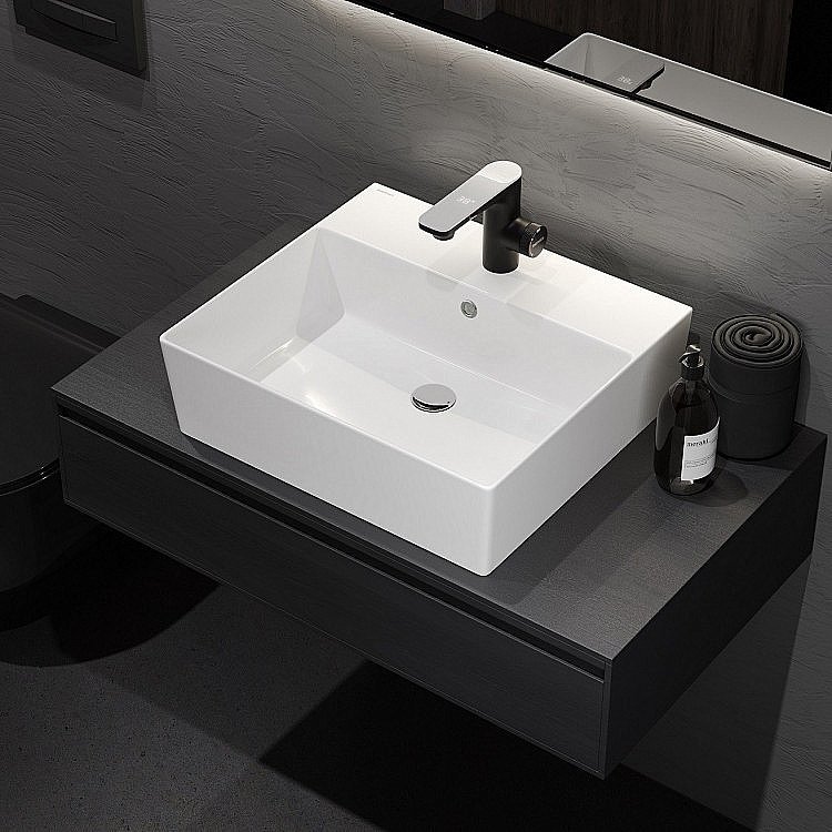 Раковина Berges Ego 50,5 182002 белая купить в интернет-магазине Sanbest