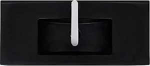 Раковина WeltWasser WW DEILBACH 7517- 90 MT- BL черная матовая купить в интернет-магазине Sanbest