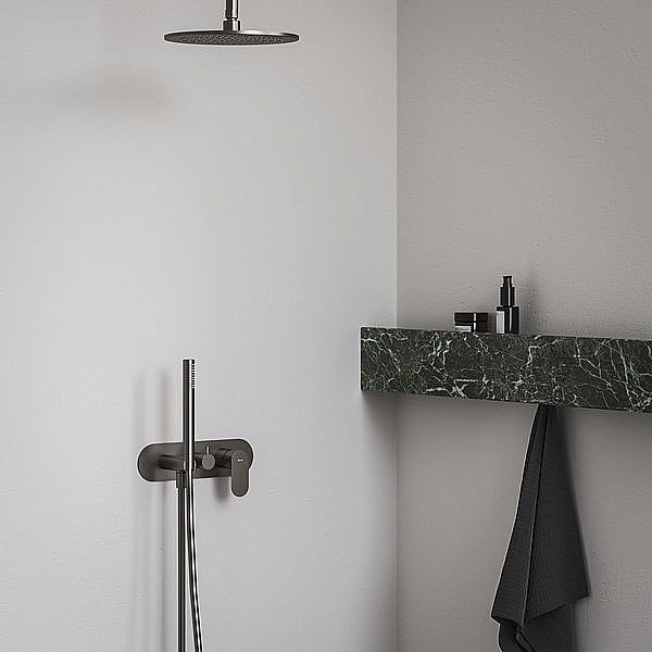 Смеситель для душа Ravak Eleganta X070337 графит купить в интернет-магазине сантехники Sanbest