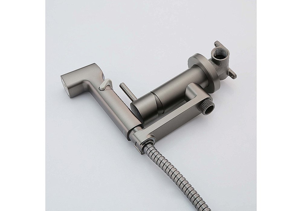 Гигиенический душ Aquatek Ника AQ1819BGM оружейная сталь купить в интернет-магазине сантехники Sanbest