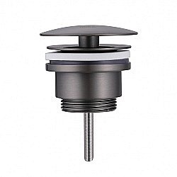 Донный клапан без перелива Abber Bequem AF0012NG никель купить в интернет-магазине сантехники Sanbest