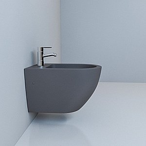 Биде подвесное Esbano GARCIA матовый серый купить в интернет-магазине Sanbest