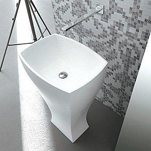 Раковина напольная Artceram Jazz 60 JZL006 01 00/ JZ13bi*1 белая купить в интернет-магазине Sanbest