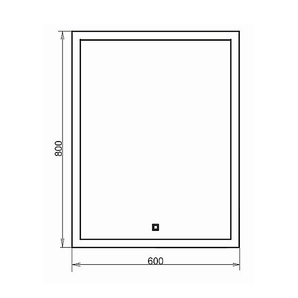 Зеркало Comforty Гиацинт 60 00-00005262 в ванную от интернет-магазине сантехники Sanbest