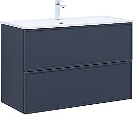 Тумба с раковиной Aquanet Арт 313267 100 маренго для ванной в интернет-магазине Sanbest