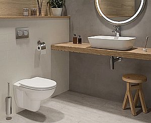 Унитаз подвесной Vitra Normus 9773B003-7206 с инсталляцией, с крышкой микролифт, белый купить в интернет-магазине Sanbest