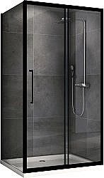 Душевой уголок ABBER Schwarzer Diamant AG30140BH-S90B 140х90 стекло прозрачное/профиль черный купить в интернет-магазине Sanbest