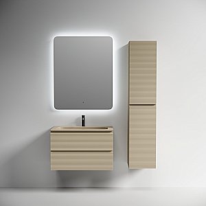 Тумба с раковиной Sancos FOLK FL80CP/CN7012MC 80 капучино для ванной в интернет-магазине Sanbest