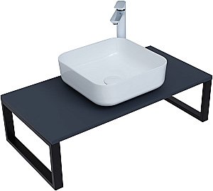 Столешница для раковины Aquanet Арт 90 маренго для ванной в интернет-магазине сантехники Sanbest