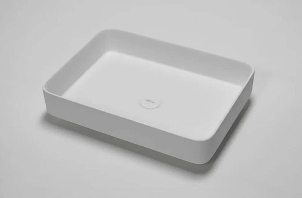 Раковина накладная ABBER Stein AS2629 белая матовая купить в интернет-магазине Sanbest