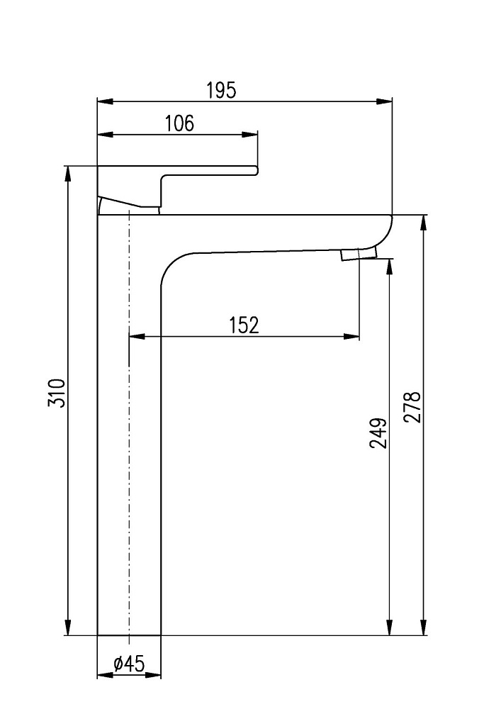 Смеситель для раковины Rav-Slezak VLTAVA VT430.5CB купить в интернет-магазине сантехники Sanbest