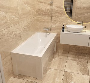 Акриловая ванна Timo RITTA1570 150x70 белая купить в интернет-магазине Sanbest