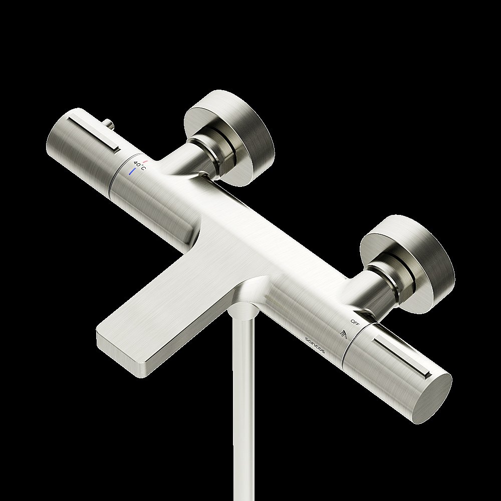 Смеситель для ванны и душа Sancos Etna SC9006BN брашированный никель купить в интернет-магазине сантехники Sanbest