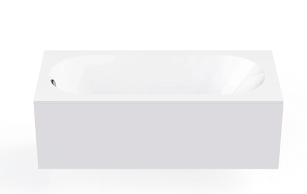 Ванна BAS Марбея 170х75 ВА00042 Solid Surface, белая матовая купить в интернет-магазине Sanbest