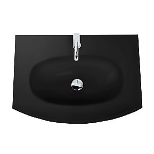 Тумба с раковиной Cezares VAGUE 70 54854+82427 Grigio lucido для ванной в интернет-магазине Sanbest