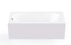 Ванна BAS Марбея 170х75 ВА00042 Solid Surface, белая матовая купить в интернет-магазине Sanbest