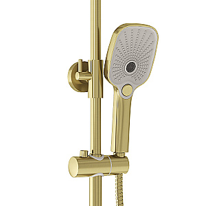Душевая система Grossman Mercury 500.K35.10.320 золото брашированное купить в интернет-магазине сантехники Sanbest