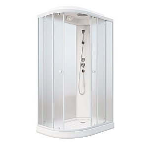 Душевая кабина Parly Effect EF1231R, ABS-пластик, серая, 120x80 см, правая купить в интернет-магазине Sanbest