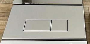 Кнопка для инсталляции CeramaLux BC-011 серебро купить в интернет-магазине сантехники Sanbest