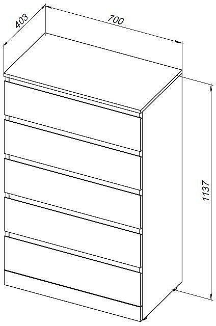 Комод Aquanet Сканди 302552 70 Дуб крафт для ванной в интернет-магазине сантехники Sanbest