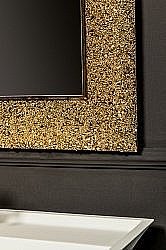 Зеркало Boheme Aura 60 Золото в ванную от интернет-магазине сантехники Sanbest