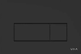 Кнопка для инсталляции Vitra Root Square 740-2311 черная матовая купить в интернет-магазине сантехники Sanbest