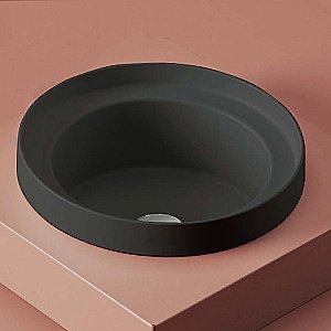 Раковина Artceram Fuori Scala 40,3 TFL032 17 00 черная матовая купить в интернет-магазине Sanbest