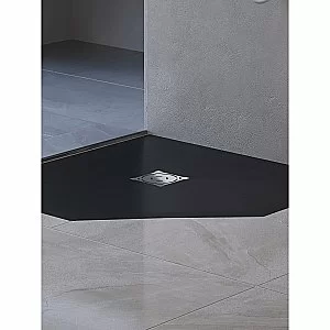 Душевой поддон RGW Stone Tray 16155099-02 90x90 графит купить в интернет-магазине Sanbest