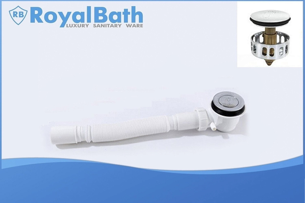 Сифон для высокого поддона Royal Bath купить в интернет-магазине сантехники Sanbest
