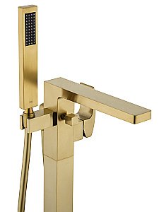 Смеситель для ванны напольного монтажа WONZON & WOGHAND FIT, Брашированное золото (WW-88649009- BG) купить в интернет-магазине сантехники Sanbest