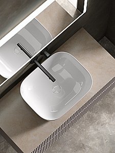 Тумба с раковиной Sancos SNOB R 100 со столешницей, Doha Soft для ванной в интернет-магазине Sanbest