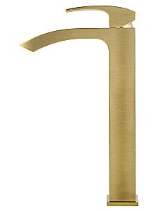 Смеситель для раковины высокий WONZON & WOGHAND FIT, Брашированное золото (WW-88239009- BG) купить в интернет-магазине сантехники Sanbest