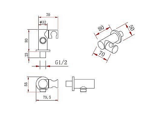 Душевая система Berges VENTAS 73007 хром купить в интернет-магазине сантехники Sanbest