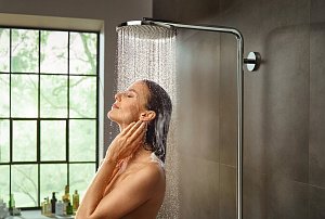 Душевая система Hansgrohe Raindance Select S Showerpipe 240 1jet PowderRain 27633000 купить в интернет-магазине сантехники Sanbest