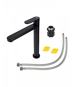 Cмеситель для раковины Agger Sweet A2712144 черный матовый купить в интернет-магазине сантехники Sanbest