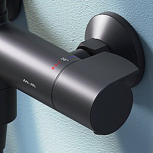 Душевая система AM.PM X-Joy F0785A522 черная купить в интернет-магазине сантехники Sanbest