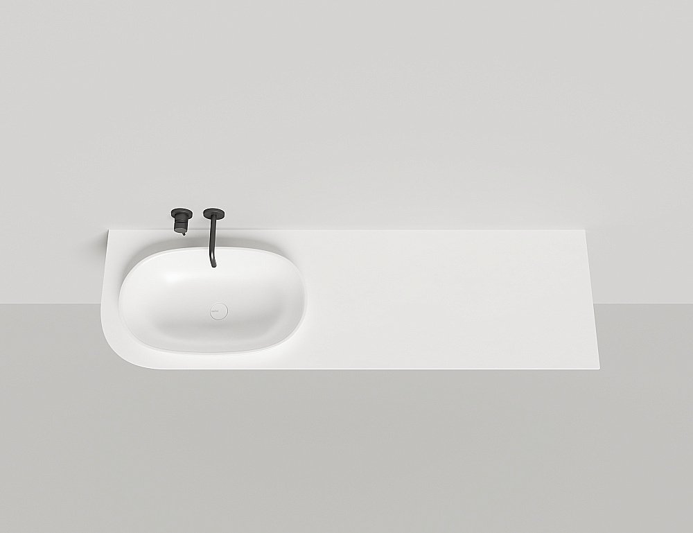 Столешница Salini Costa Plus 200221MRF 150 S-Stone матовая для ванной в интернет-магазине сантехники Sanbest