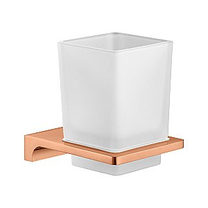 Стакан для зубных щеток Rav-Slezak Nil NLA0201ZRK розовый золотистый крацованный купить в интернет-магазине сантехники Sanbest