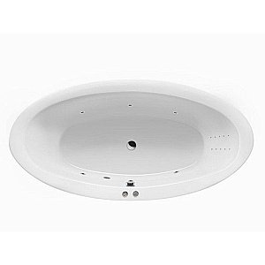 Ванна акриловая Excellent Lumina LINE NANO WAEX.LUM19.LINENANO.CR 190х95 белая с гидромассажем купить в интернет-магазине Sanbest