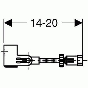 Комплект крепления для инсталляций Geberit Duofix к угловой стене купить в интернет-магазине сантехники Sanbest