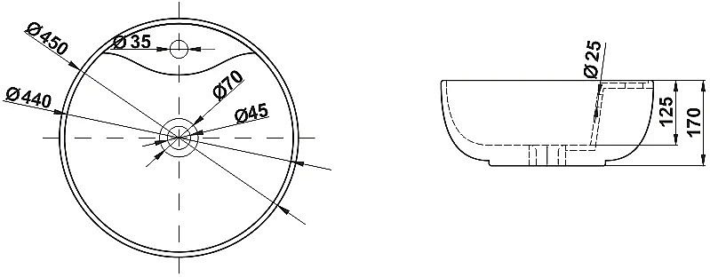 Раковина Melana 320359 320359-805 белая купить в интернет-магазине Sanbest