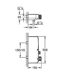 Термостат для душа Grohe Grohtherm SmartControl 34719000 купить в интернет-магазине сантехники Sanbest