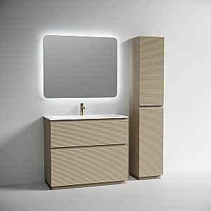 Тумба с раковиной Sancos FOLK Floor FL100FCP/CN7013 100 Капучино для ванной в интернет-магазине Sanbest