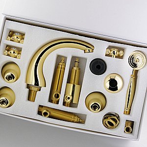 Смеситель для ванны Migliore Prestige 31610 золото купить в интернет-магазине сантехники Sanbest