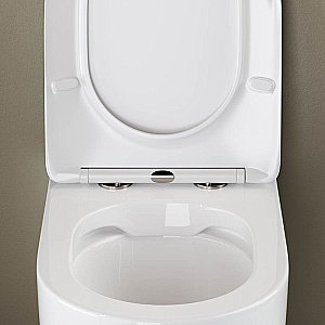 Унитаз приставной Ceramica Nova Mia Rimless CN1810 безободковый, с крышкой микролифт купить в интернет-магазине Sanbest