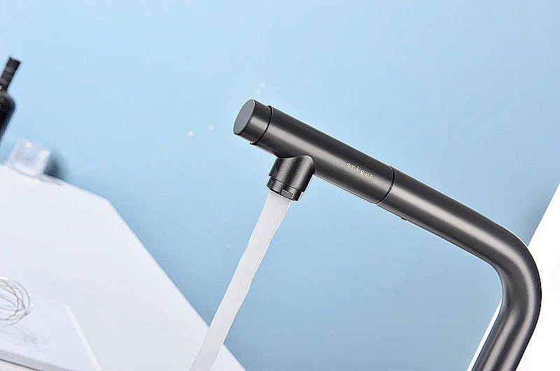 Смеситель для кухни Paulmark Urban Ur213104-BS брашированная сталь купить в интернет-магазине сантехники Sanbest