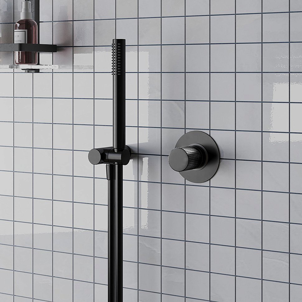 Смеситель для душа PAINI Cox grip 7GPZ690 черный матовый купить в интернет-магазине сантехники Sanbest