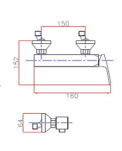 Смеситель для душа Cezares LEGEND-DM-03/24 золото купить в интернет-магазине сантехники Sanbest