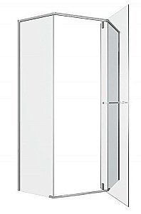 Душевой уголок Bravat STREAM BS090.6112S 90х90 стекло прозрачное/профиль хром купить в интернет-магазине Sanbest